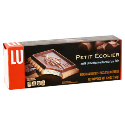 LU Petit Écolier Milk Chocolate European Biscuits, 2 count, 5.29
