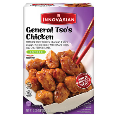 InnovAsian General Tso's Chicken Frozen Asian Meal, 18 oz