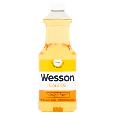 Wesson Pure Corn Oil, 40 fl oz