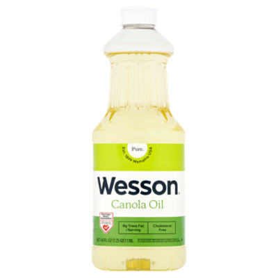 Wesson Pure Canola Oil, 40 fl oz