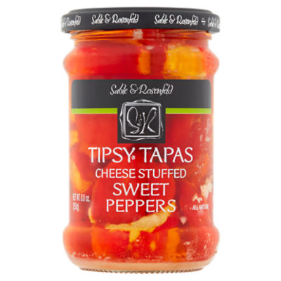 Sable & Rosenfeld Tipsy Tapas Cheese Stuffed Sweet Peppers, 8.8 oz