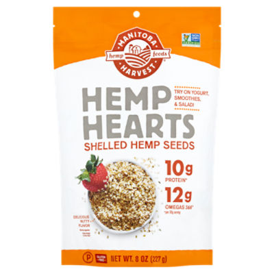 Manitoba Harvest Hemp Foods Hemp Hearts Shelled Hemp Seeds, 8 oz ShopRite