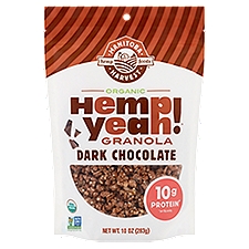 Manitoba Harvest Hemp Foods Hemp Yeah! Organic Dark Chocolate Granola, 10 oz