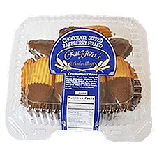 Ruggero's Bake Shop Chocolate Dipped Raspberry Filled Cookies, 14 ozs