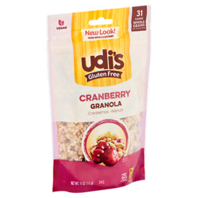 Udi's Gluten Free Cranberry Granola, 11 oz