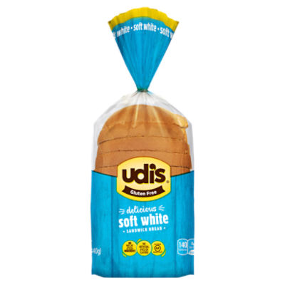 Udi's Gluten Free Delicious Soft White Sandwich Bread, 12 oz