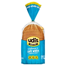 Udi's Gluten Free Delicious Soft White, Sandwich Bread, 12 Ounce