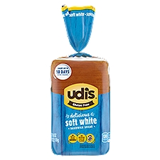 Udi's Gluten Free Delicious Soft White Sandwich Bread, Frozen, 18 oz.