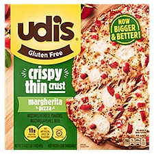 Udi's Gluten Free Crispy Thin Crust Margherita Pizza, 17.4 oz