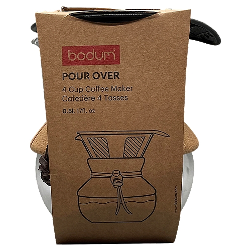 Bodum Pour Over 17oz Cork
Dishwasher safe*
*excluding detachable parts in cork and leather