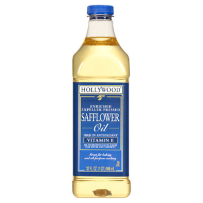 Hollywood Enriched Expeller Pressed Safflower Oil, 32 fl oz ShopRite