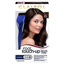Clairol New York Root Touch-Up Dark Brown 4 Permanent Haircolor, 1 application