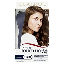 Clairol Root Touch-Up 5A Matches Medium Ash Brown Shades Permanent Haircolor, 1 application
