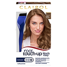 Clairol New York Root Touch-Up Matches Light Brown Shades 6 Permanent Haircolor, 1 application