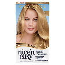 Clairol Nice'n Easy Haircolor, Medium Blonde 8 Permanent, 1 Each