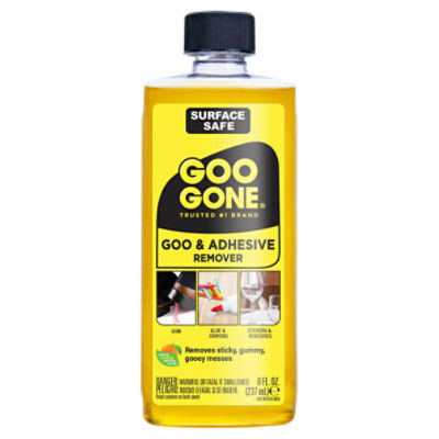 GOO GONE Original ADHESIVE Glue Gum Remover ~ Fresh Citrus & Surface Safe  8oz 638084978849