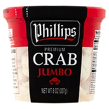 Phillips Premium Jumbo, Crab, 8 Ounce