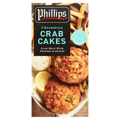 Phillips Boardwalk Crab Cakes, 2 count, 6 oz, 6 Ounce