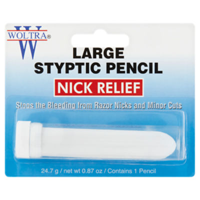 Woltra Nick Relief Large Styptic Pencil, 0.87 oz