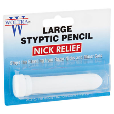 Woltra Nick Relief Large Styptic Pencil, 0.87 oz