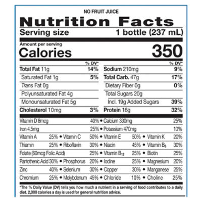 Ensure Plus Nutrition Label Besto Blog