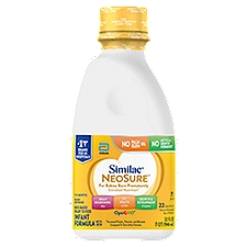 Similac NeoSure Infant Formula Liquid Unflavored, 32 Fluid ounce