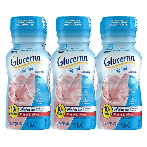 Glucerna - Nutrition Shake Liquid Creamy Strawberry