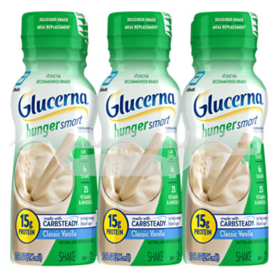 Glucerna Hunger Smart Homemade Vanilla Shake, 10 fl oz