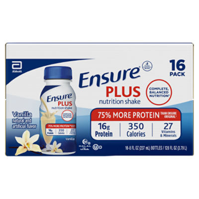 Ensure Plus Nutrition Shake Liquid Vanilla