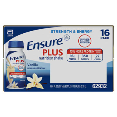 Ensure Plus Nutrition Shake Liquid Vanilla