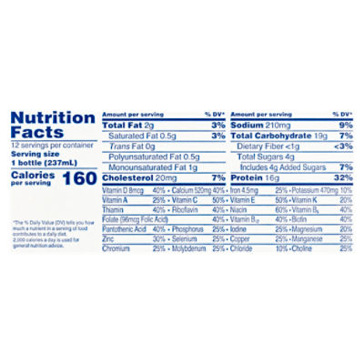 Ensure High Protein Vanilla Nutrition Shake, 8 fl oz, 12 count