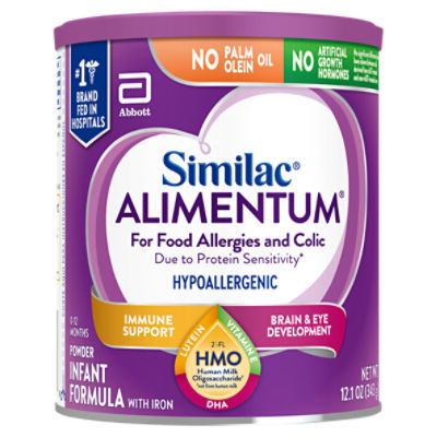 Similac Alimentum Hypoallergenic Powder Infant Formula with Iron, 0-12 Months, 12.1 oz, 12.1 Ounce