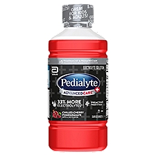 Pedialyte AdvancedCare Plus Electrolyte Solution Chilled Cherry Pomegranate, 35.2 Fluid ounce
