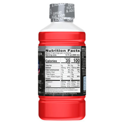 Pedialyte Nutrition Facts Sugar Home Alqu