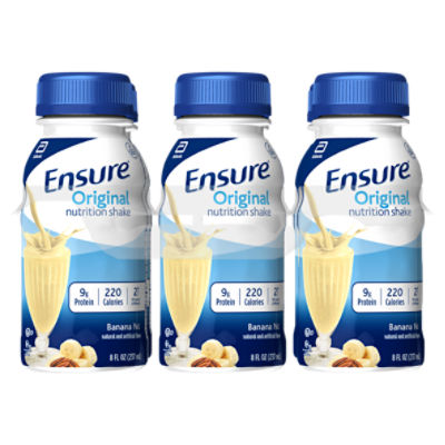 Ensure Original Nutrition Shake Liquid Banana Nut, 8 fl oz