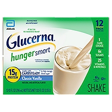 Glucerna Hunger Smart Homemade Vanilla, Shake, 120 Fluid ounce