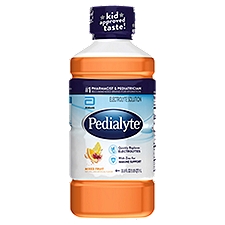 Pedialyte Electrolyte Solution Mixed Fruit Ready-to-Drink, 33.8 Fluid ounce