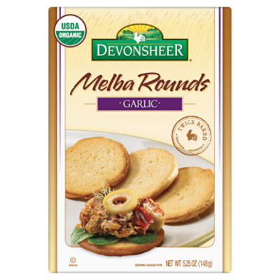 Devonsheer Garlic Melba Rounds, 5.25 oz