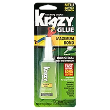 Krazy Glue Maximum Bond Glue, 0.52 oz, 0.52 Ounce