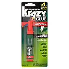 Krazy Glue All Purpose, Precision Control Pen, 0.14 Ounce