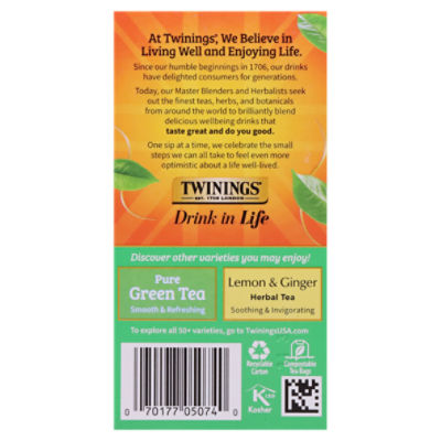 Twinings Jasmine Green Tea Bags, 20 count, 1.41 oz