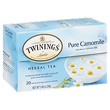 Twinings of London Tea Bags - Pure Camomile Herbal, 1.06 Ounce