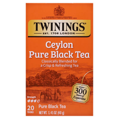 Twinings Pure Ceylon Black Tea 20 ea