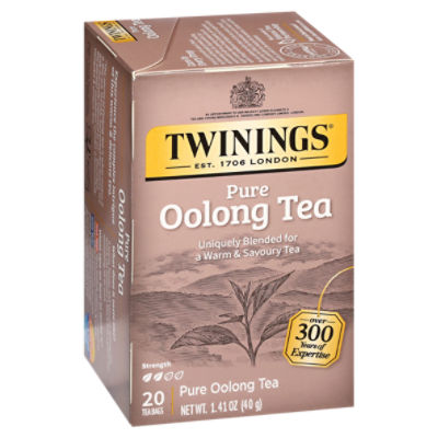 Twinings of London 100% Pure Oolong Tea Bags, 20 count, 1.41 oz