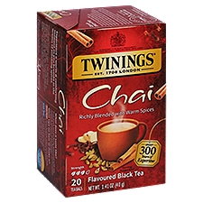 Twinings of London Chai, Tea Bags, 1.41 Ounce