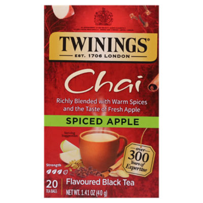 Twinings Chai Spiced Apple Black Tea 20 Tea Bags