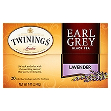 Twinings of London Lavender Earl Grey Black Tea, 1.41 Ounce