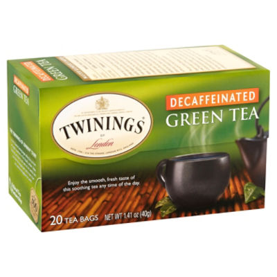 Twinings Green Decaffeinated Tea Bags - 20/Box