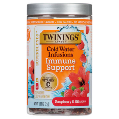Twinings Superblends Cold Water Infusions Immune Support Cold Water  Infusers, 10 count
