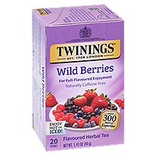 Twinings of London Wild Berries, Herbal Tea Bags, 1.41 Ounce